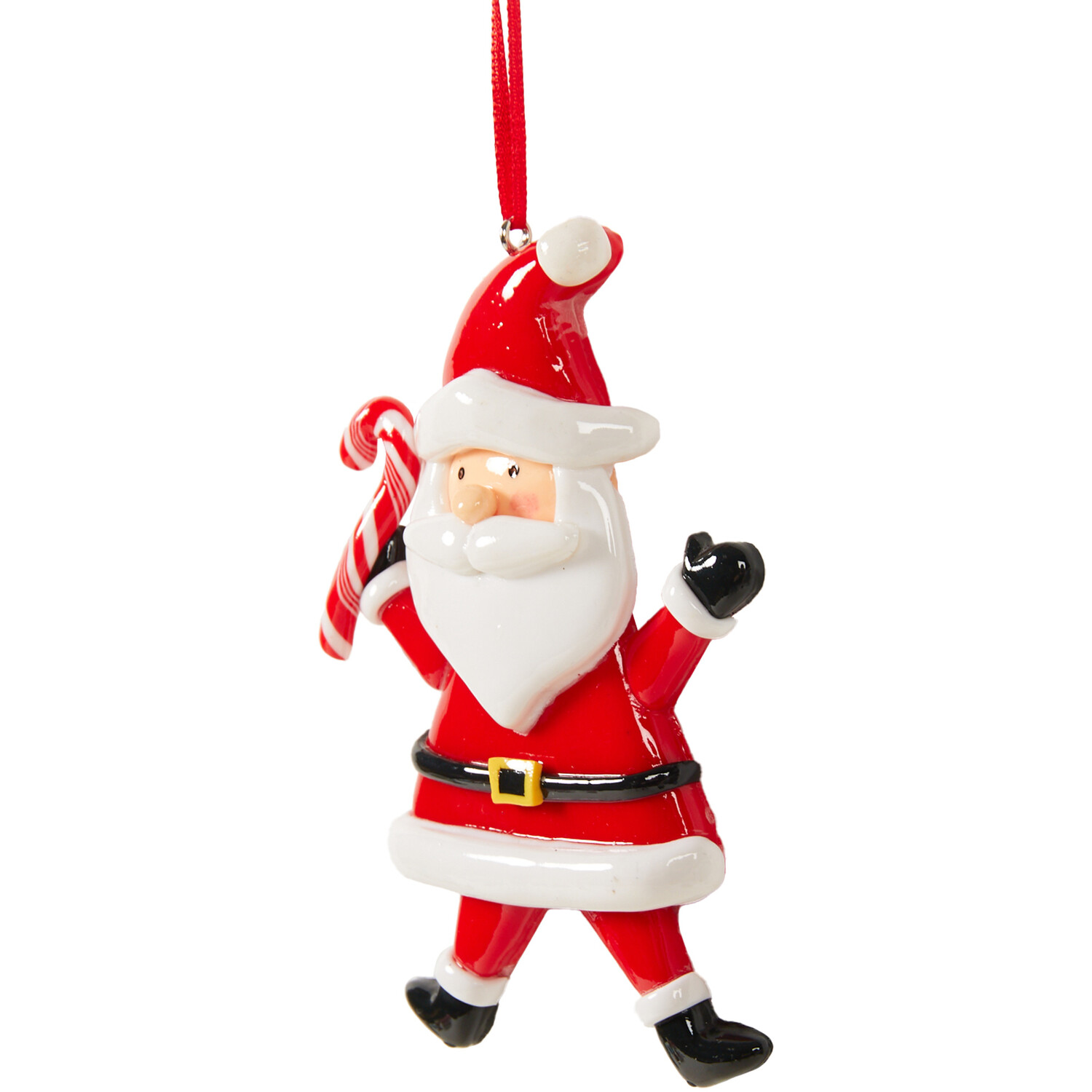 Hanging Santa Christmas Decoration - Red Image 9