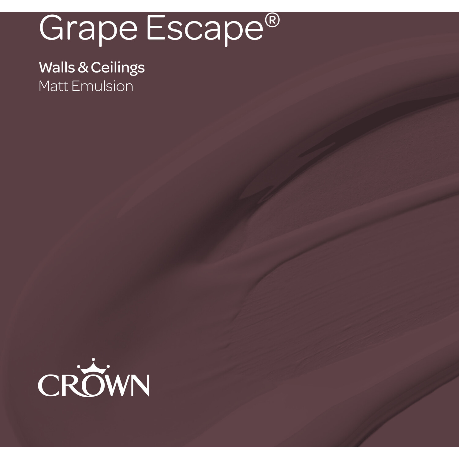 Crown Walls and Ceilings Grape Escape Matt Emulsion Paint 2.5L Image 7