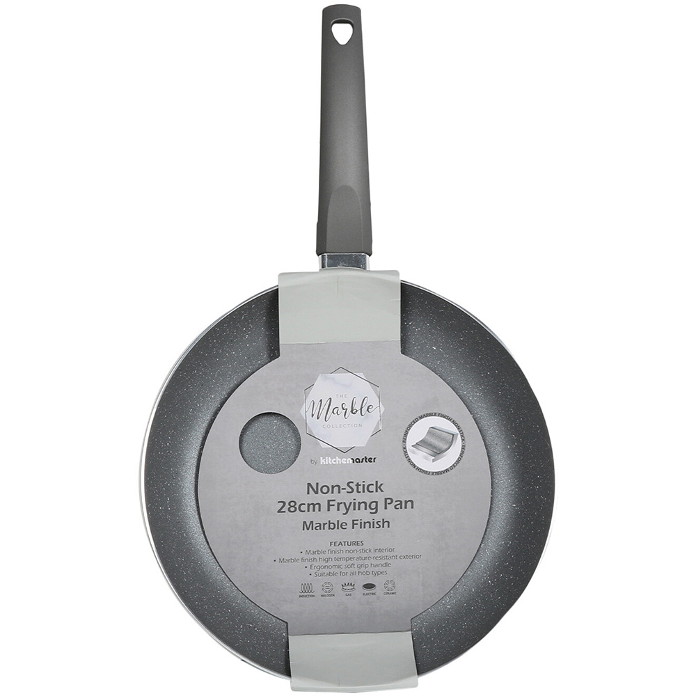 Kitchen Master Marble Effect Non-Stick Frying Pan 28cm Image 2