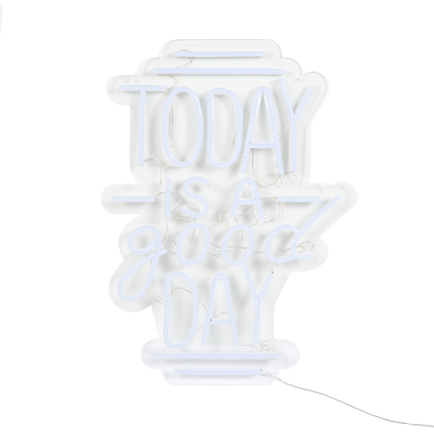 Today Is A Good Day Neon Sign - White Image 3