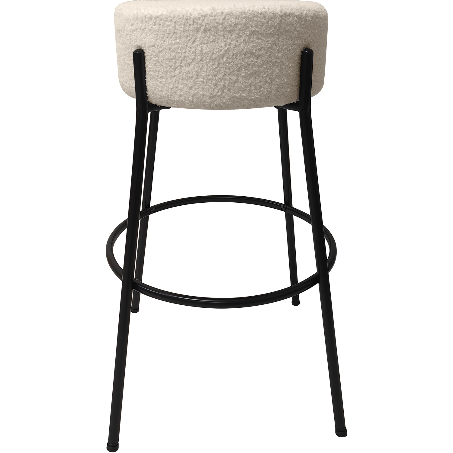 Luella White Bar Stool Image 2