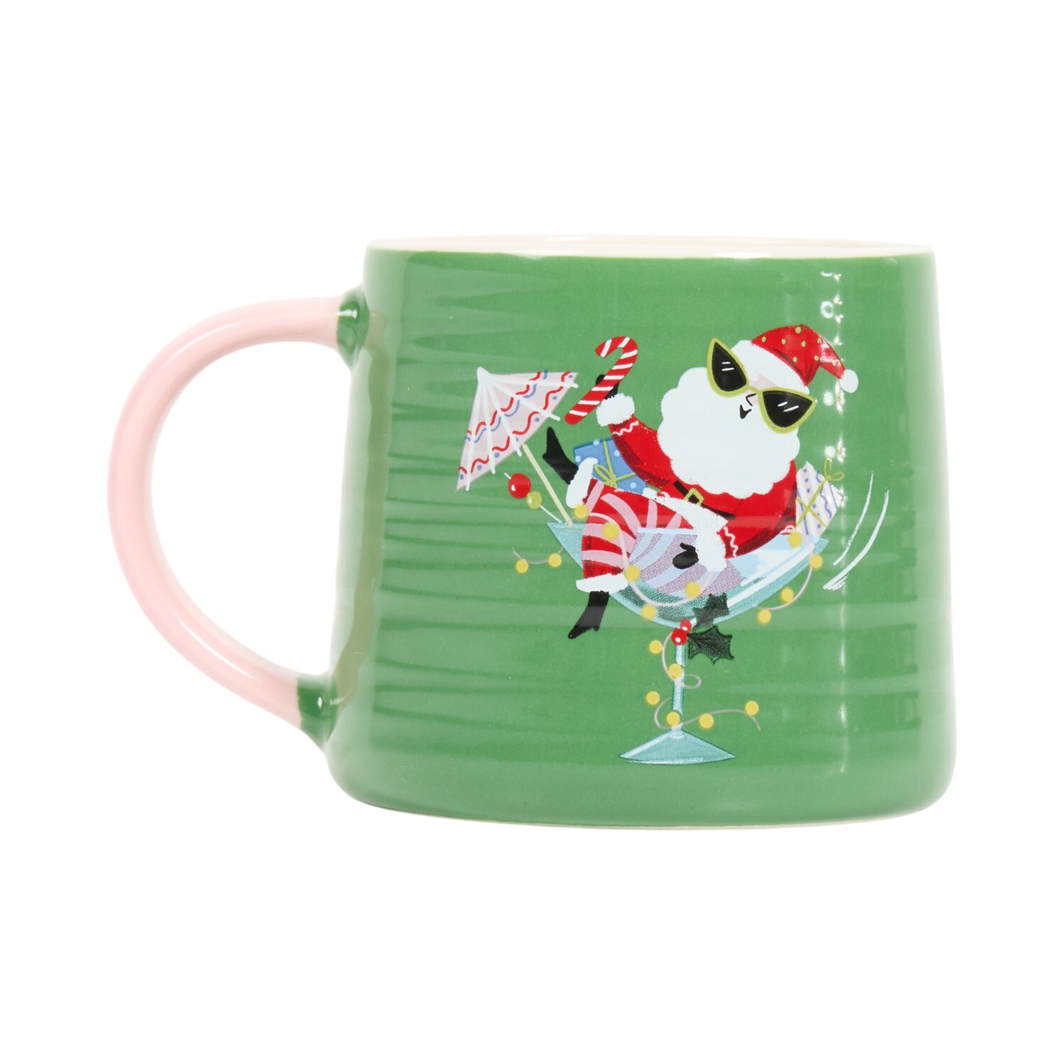 Santa Dinosaur or Cocktail Mug Image 4