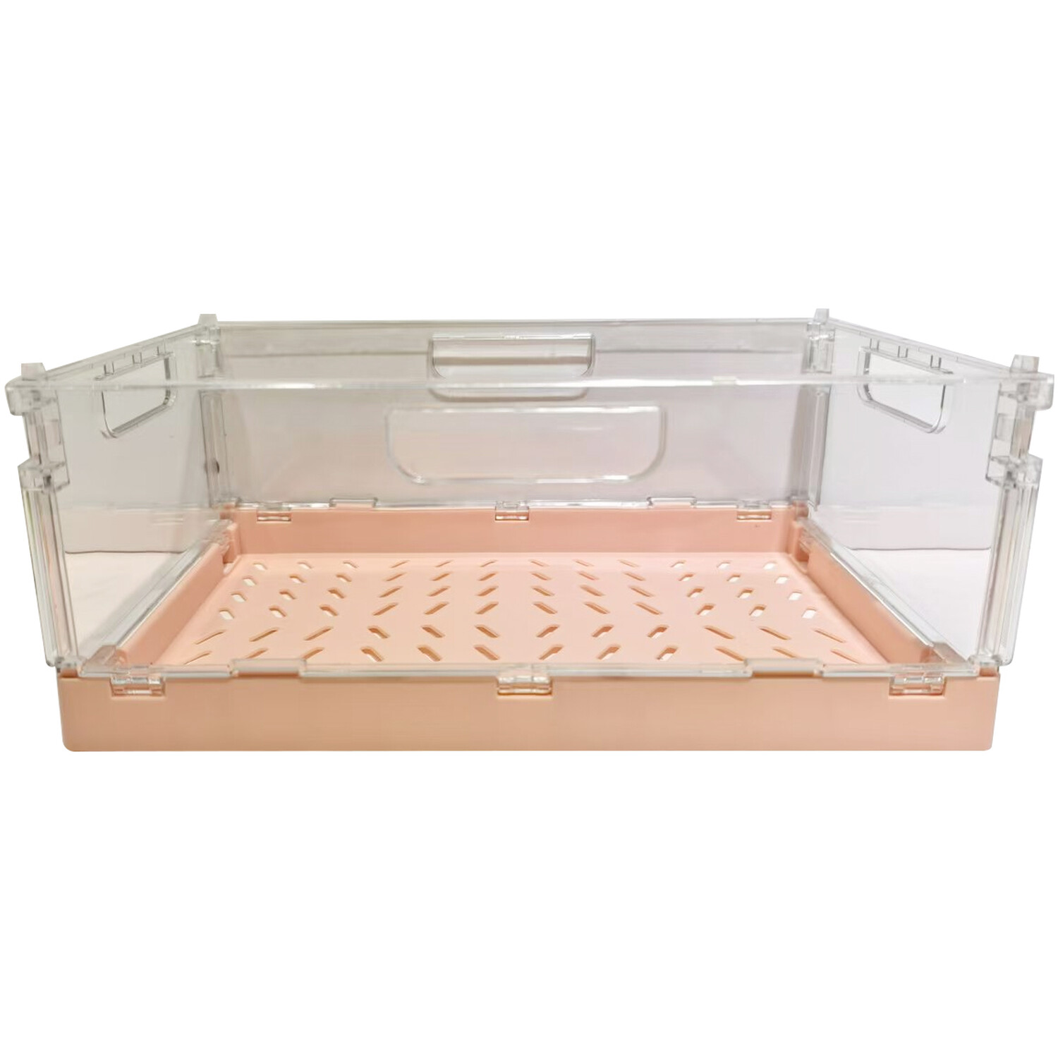 My Home Folding Storage Crate Multicolour Medium Image 4