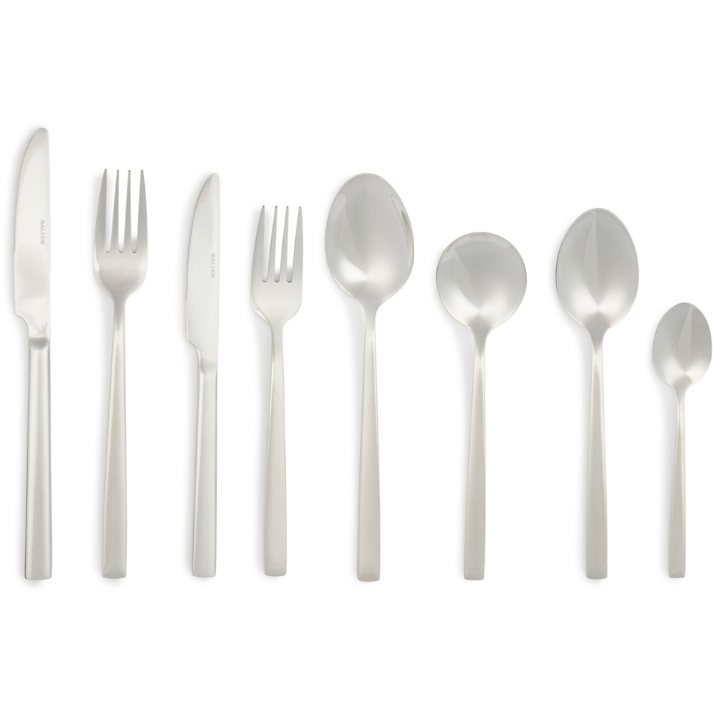 Salter Winslow 44 Piece Cutlery Set - Silver Image 2