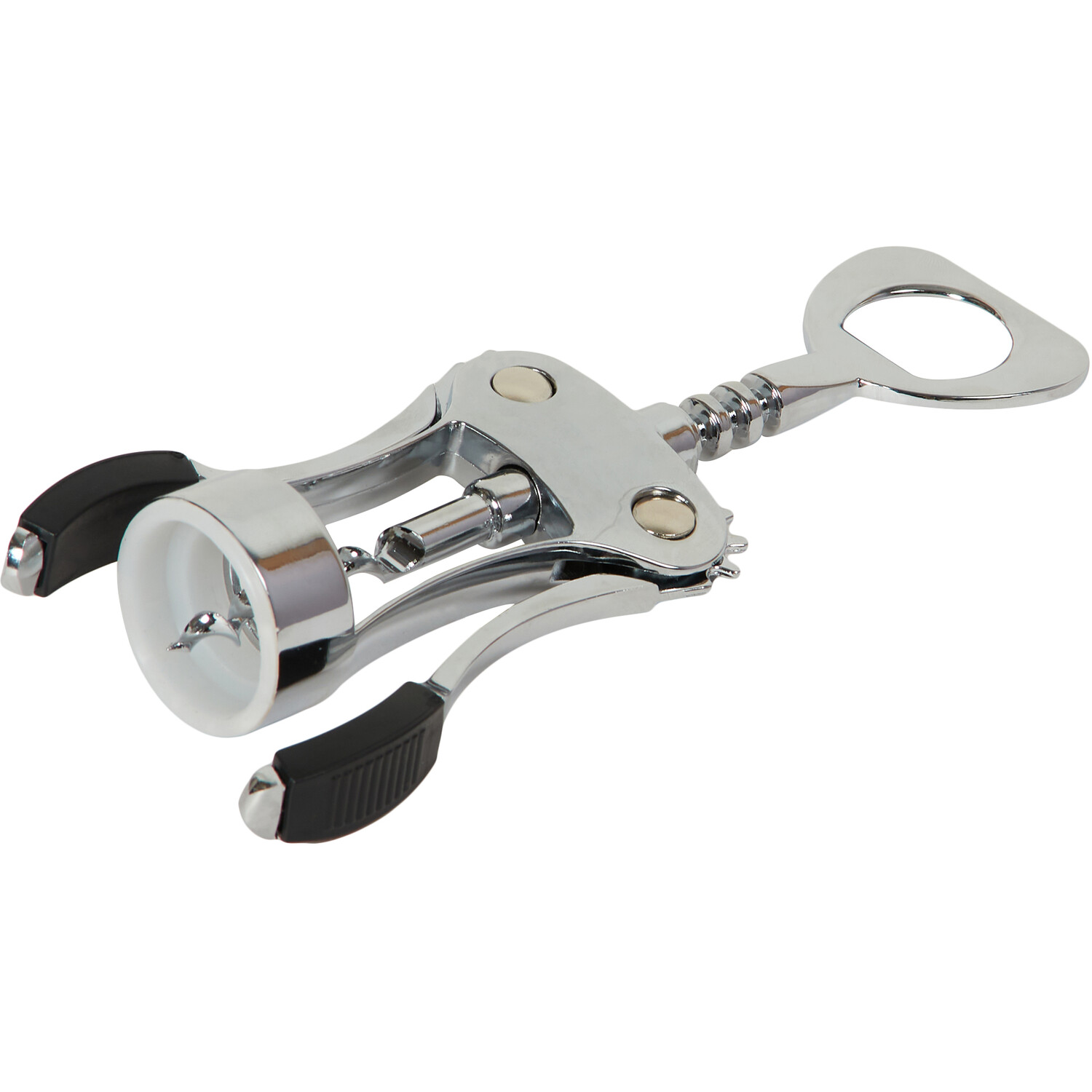 Kitchen Master Zinc Alloy Corkscrew - Chrome Image 3
