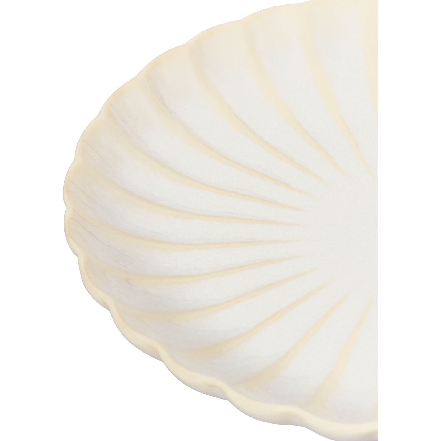 Ribbed Plate - White / Side Plate Image 4