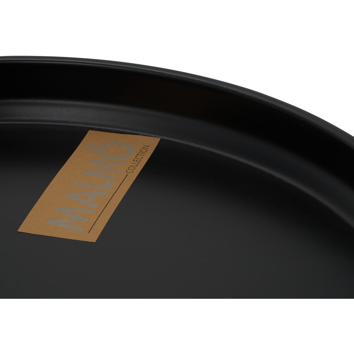 Malmo Stacking Dinner Plate - Black Image 2