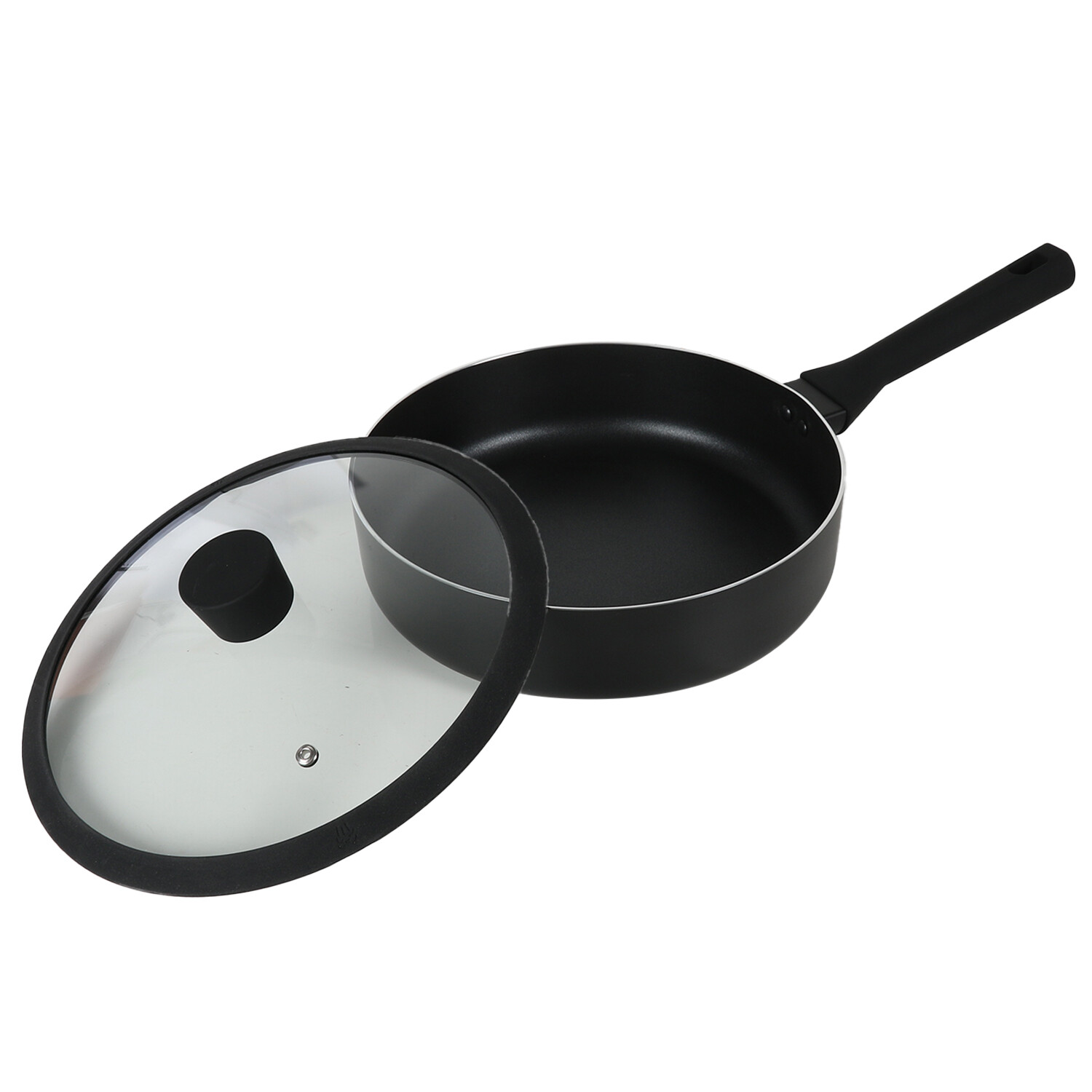 Soft Touch Non Stick Saucepan Set - Black / 20cm Saucepan Image 11