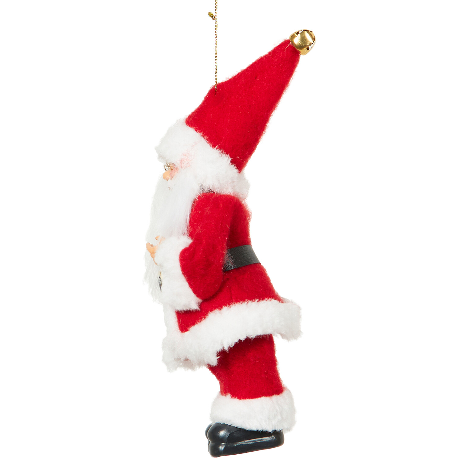 Hanging Santa Claus Tree Decoration - Red Image 2