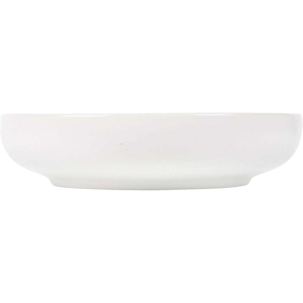 White Textured Pasta Bowl - White Image 3