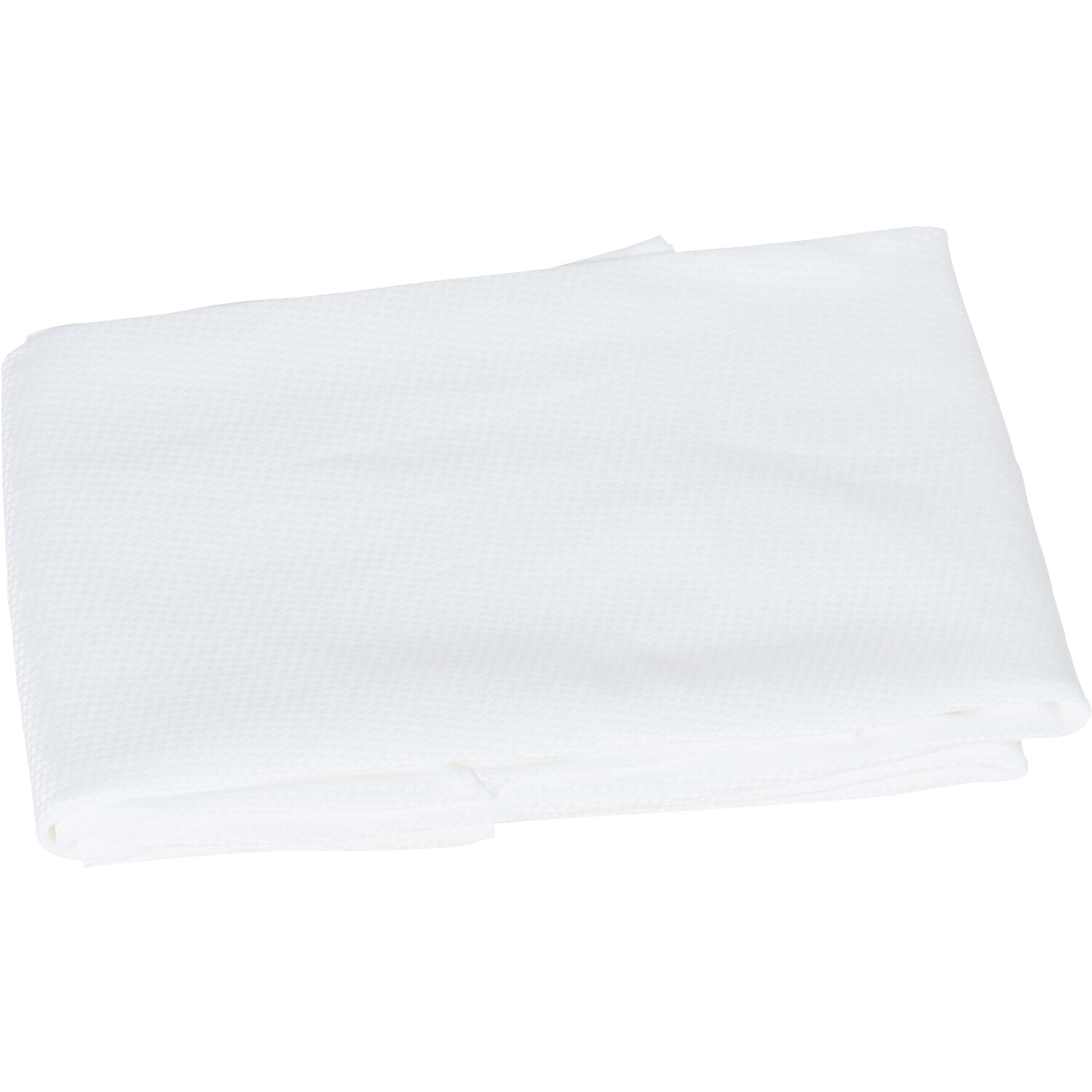 Divante Waterproof Waffle Round Tablecloth - White Image 2