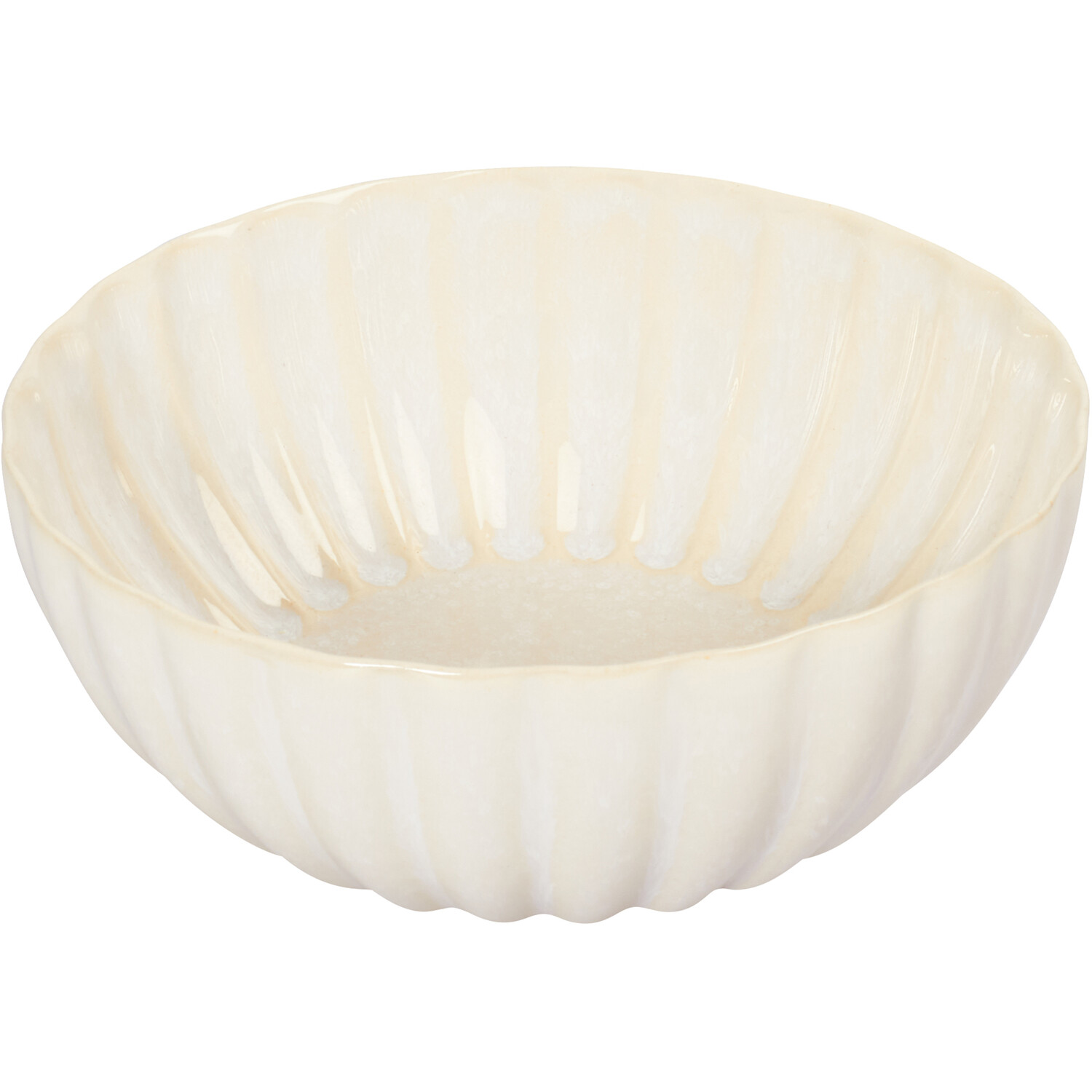 Ribbed Bowl - White Image 3
