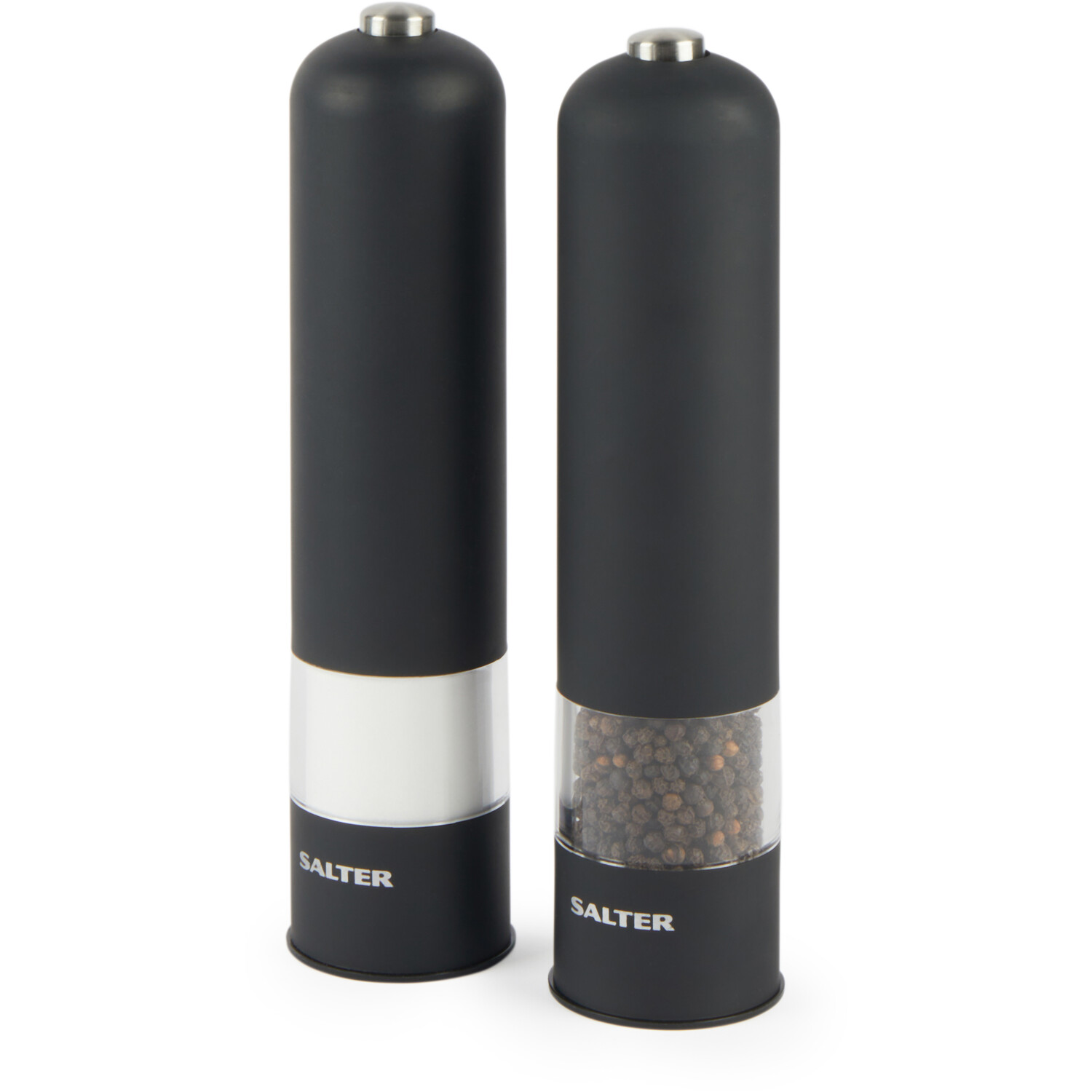 Salter Matte Electronic Mill Set - Black Image 2