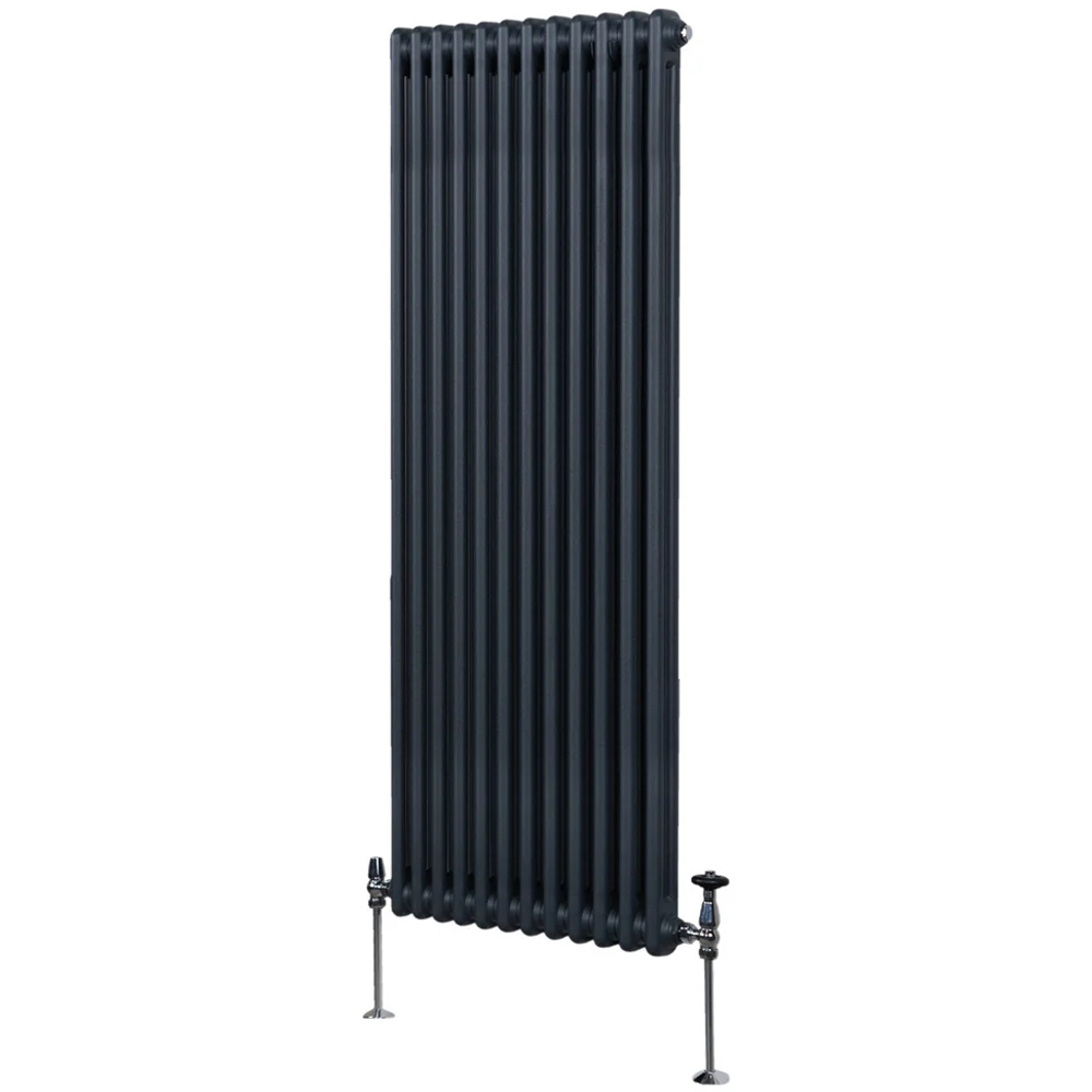 Monster Shop 6360 BTU Anthracite Grey Traditional 2 Column Radiator 1800 x 562mm Image 3