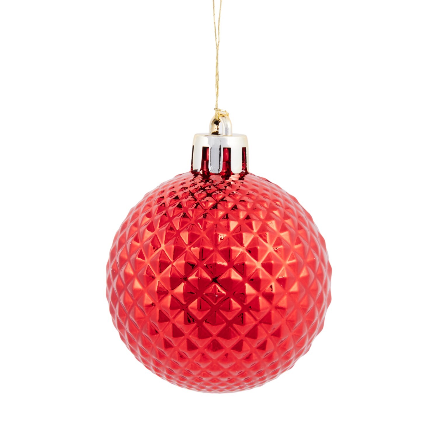 Pack of 33 Sleigh Bells Ring Baubles Red Image 4