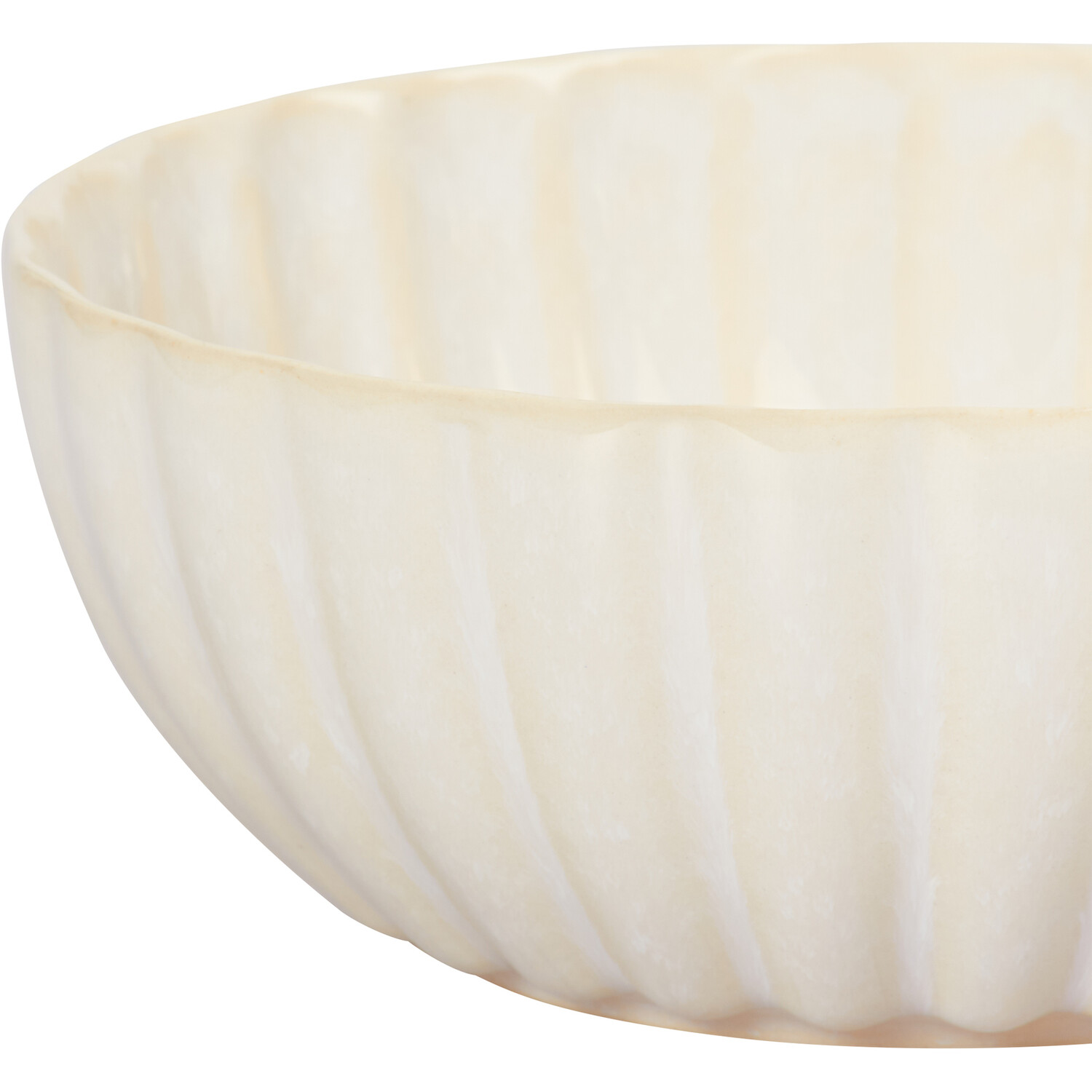 Ribbed Bowl - White Image 2