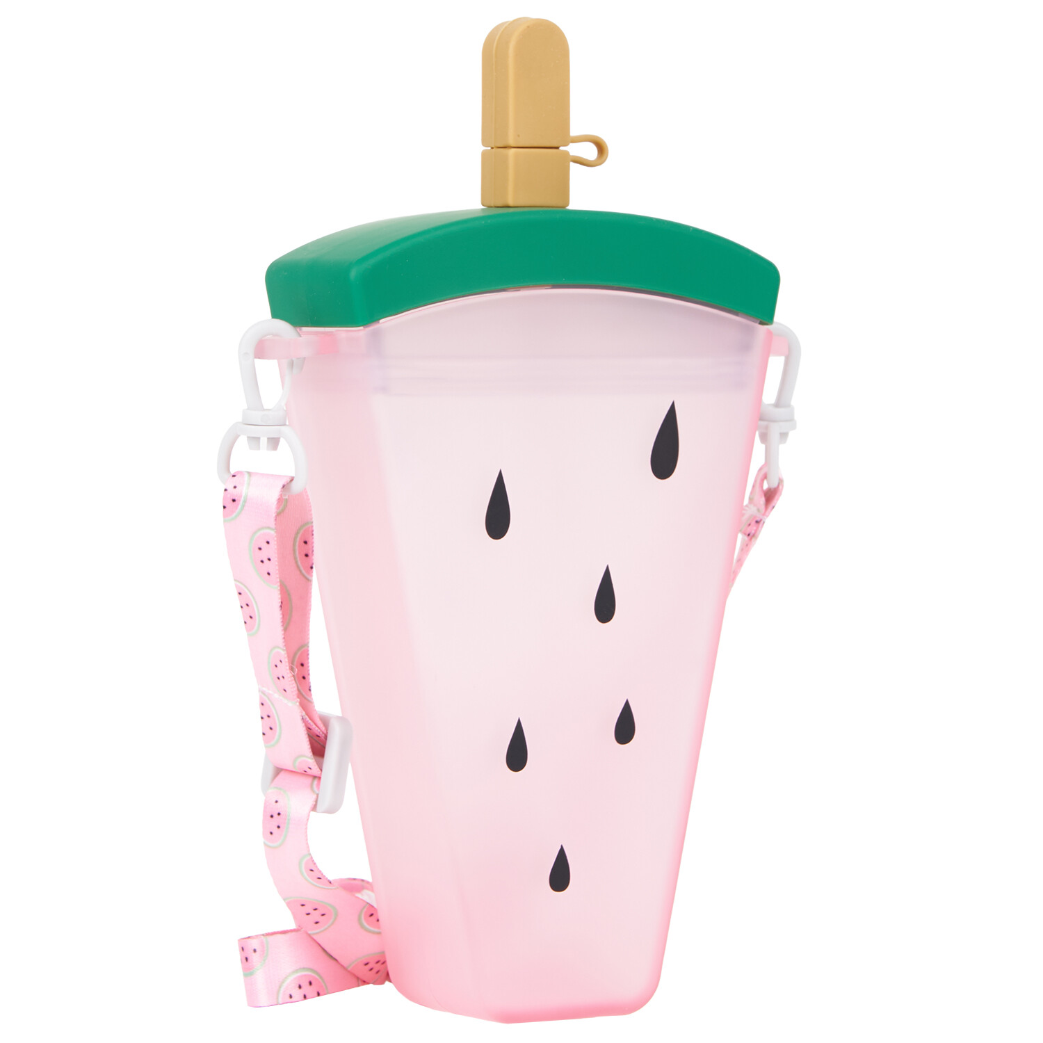 Watermelon Cup with Strap 320ml - Multicolour Image 3