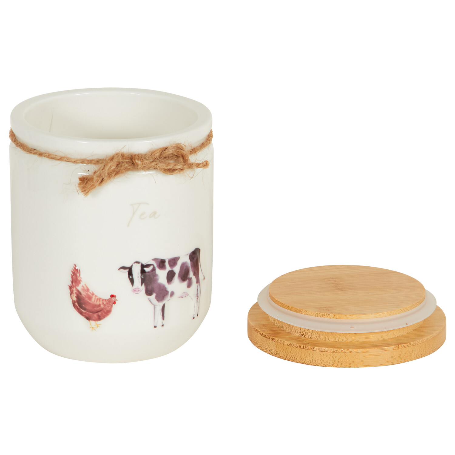 Daisy Farm Canister - Multicolour / Tea Image 4