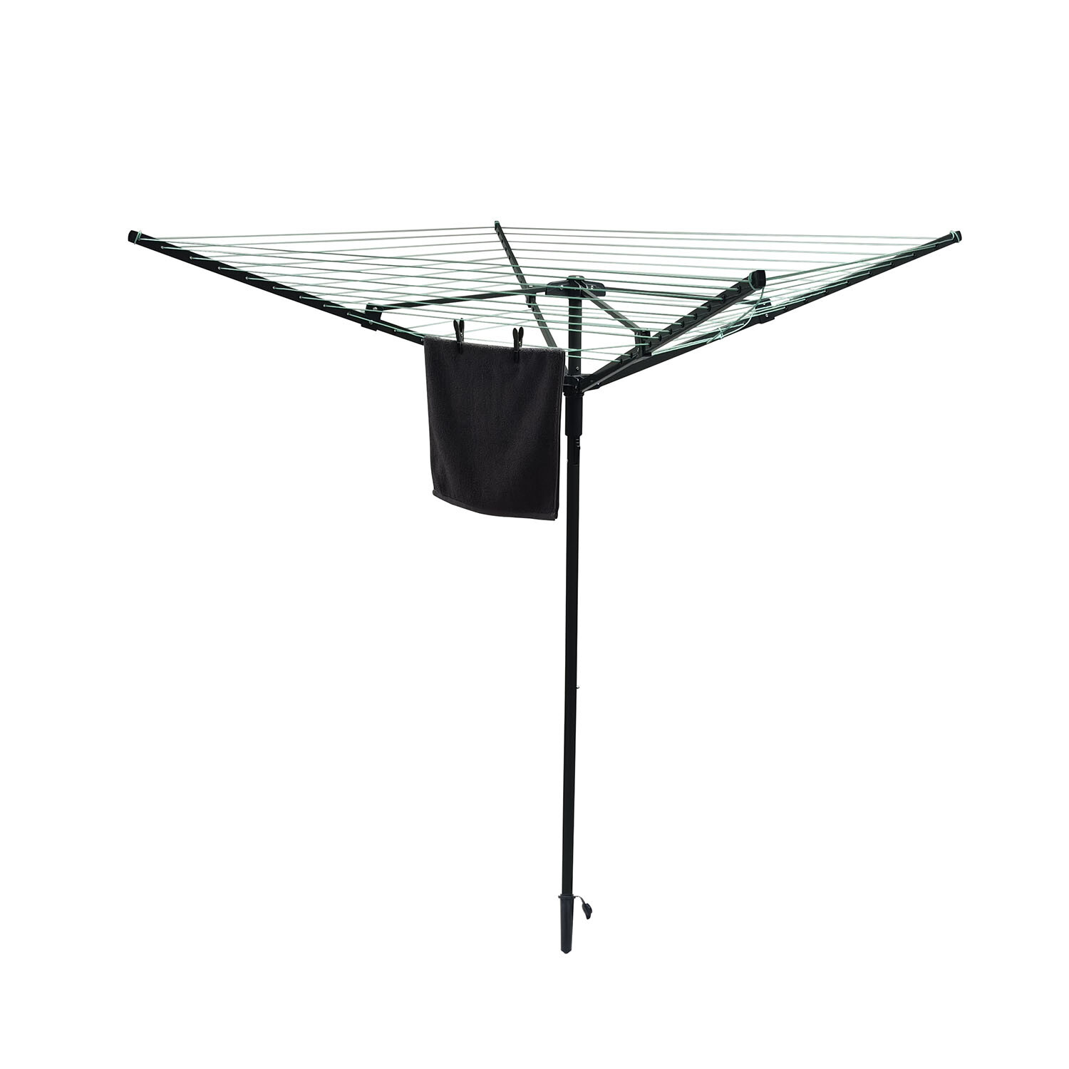 My Laundry 45m 4 Arm Airer Bundle - Black Image 2