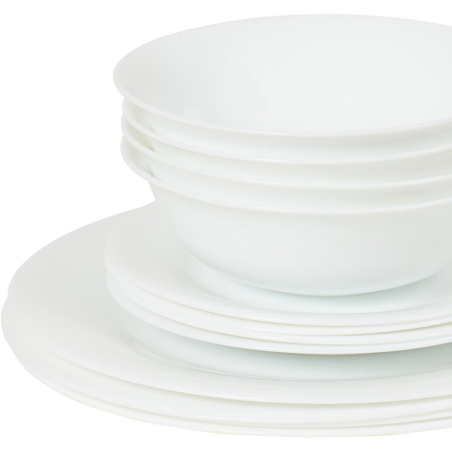12-Piece Aria Dinner Set - White Image 4
