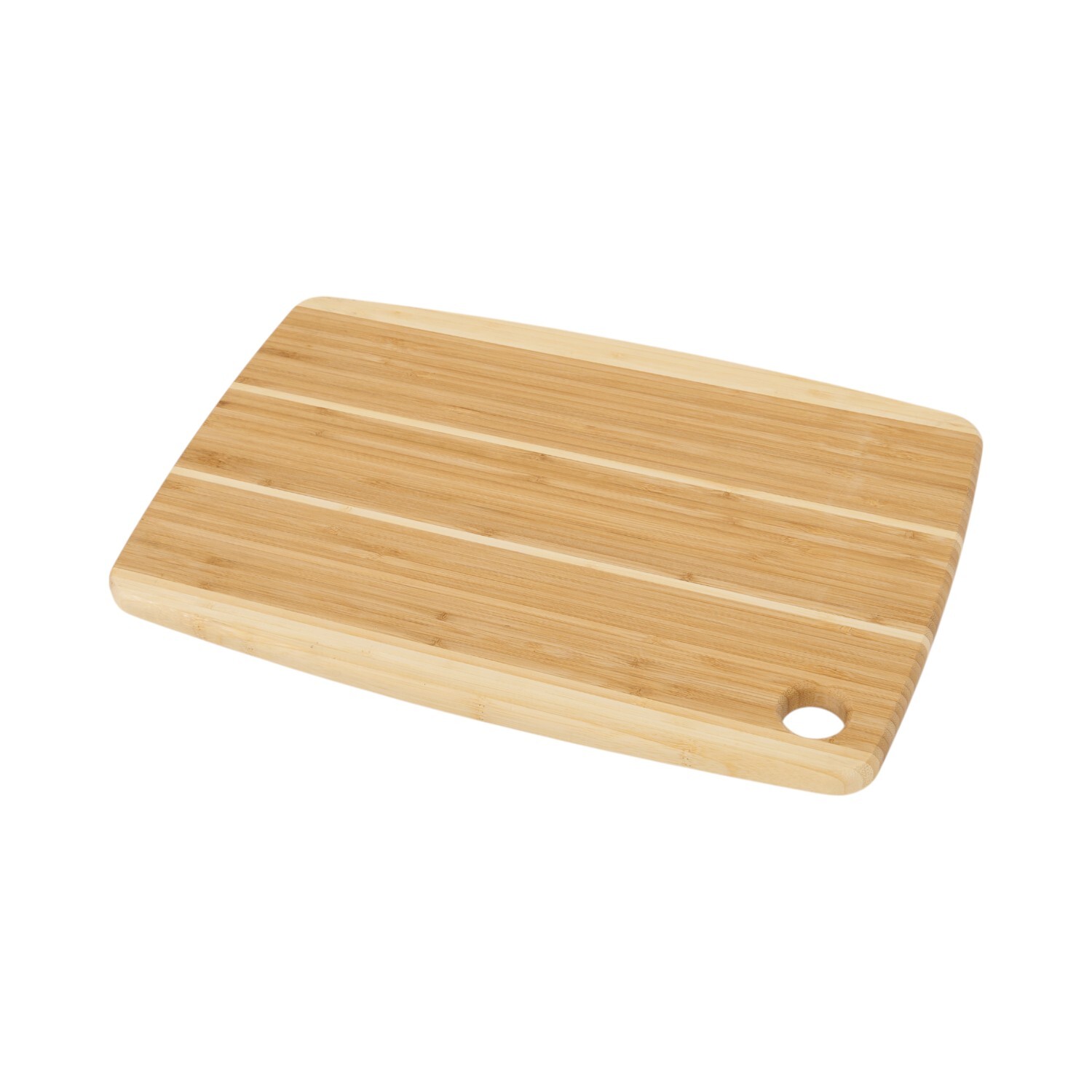 Bamboo Two Tone Chopping Board Natural Image 2