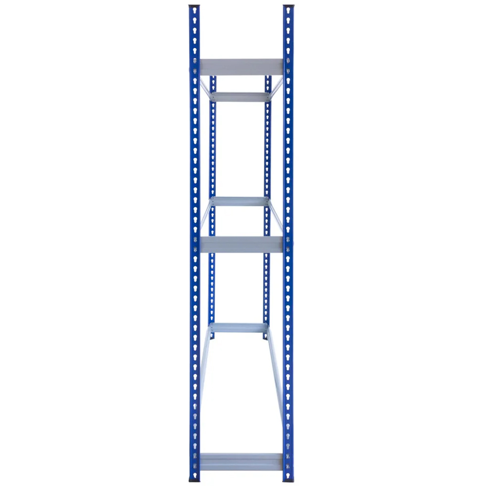 Monster Shop 3 Tier Blue and Grey Tyre Storage Unit Image 4