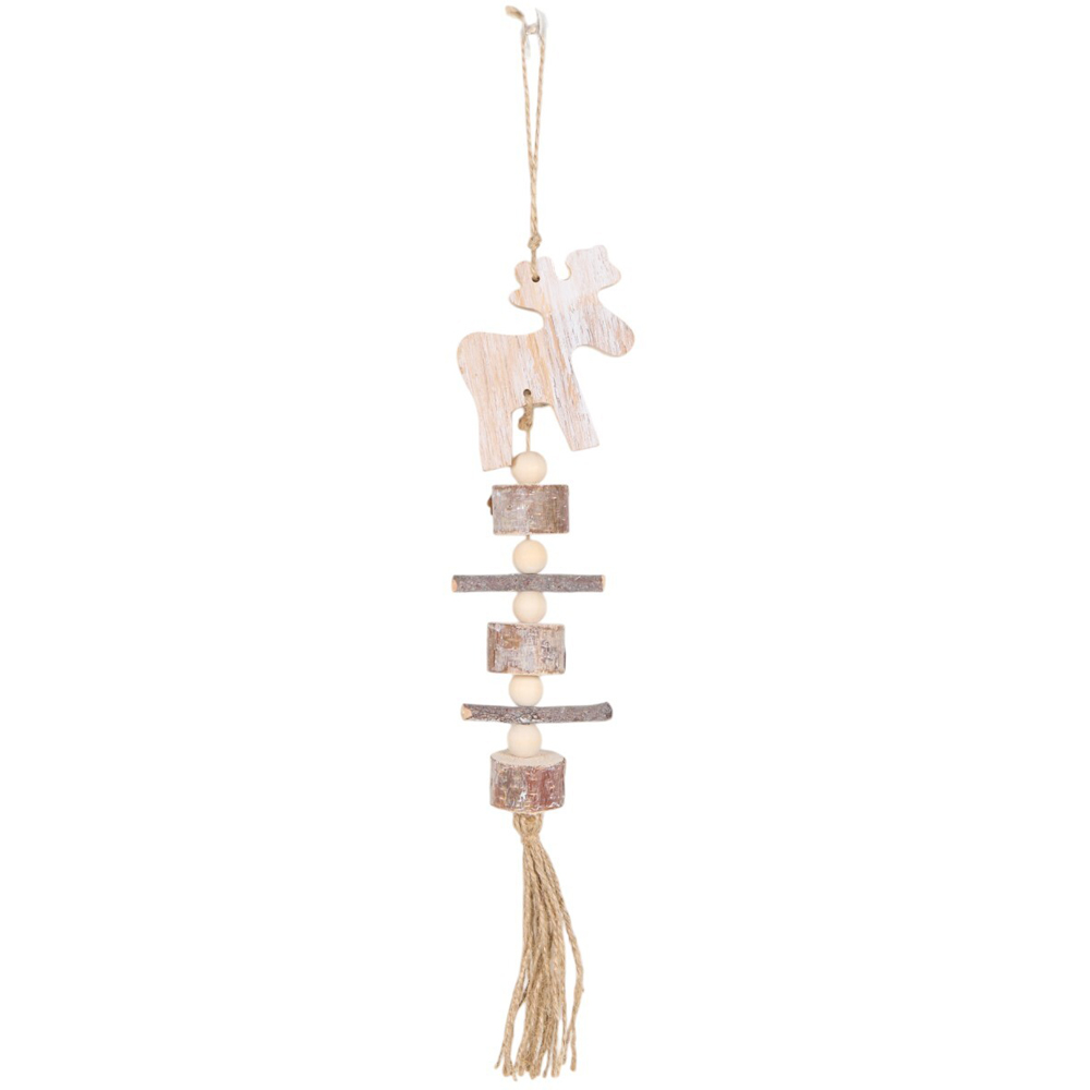 Wooden Star Hanging Natural Image 1