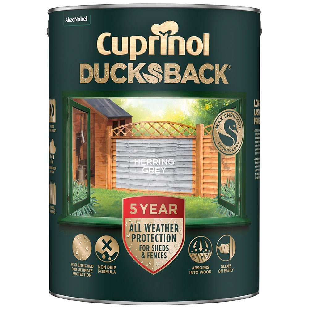 Cuprinol Herring Grey Ducksback 5L Image 2