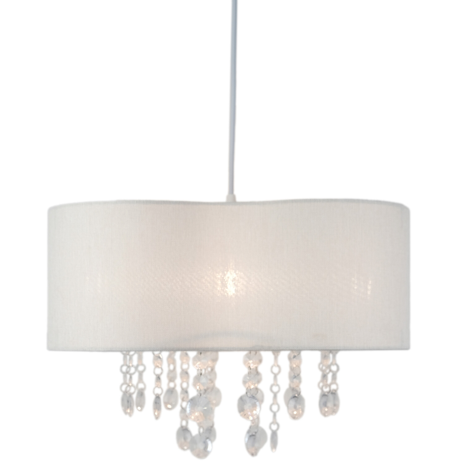 Elspeth Jewel Droplet Shade - White Image 8