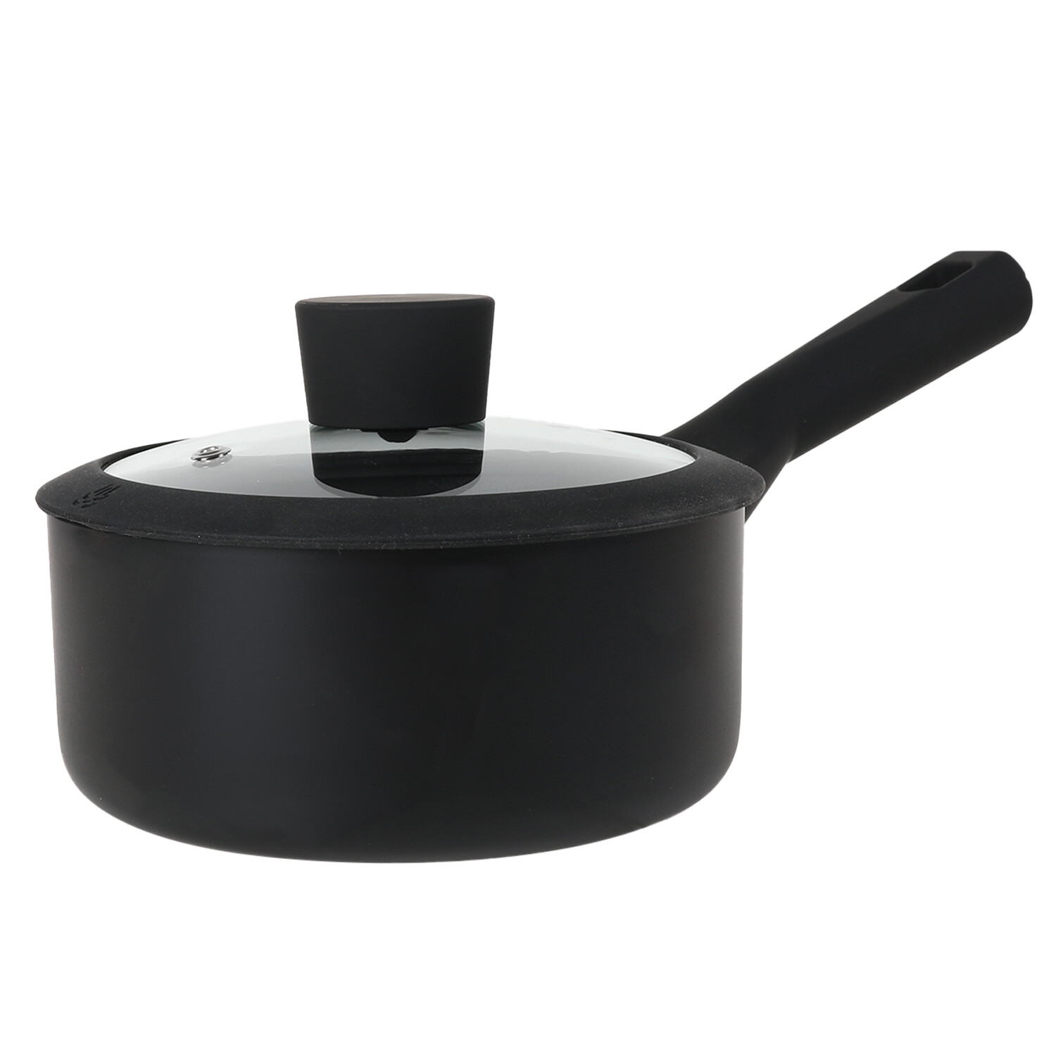 Soft Touch Non Stick Saucepan Set - Black / 20cm Saucepan Image 22