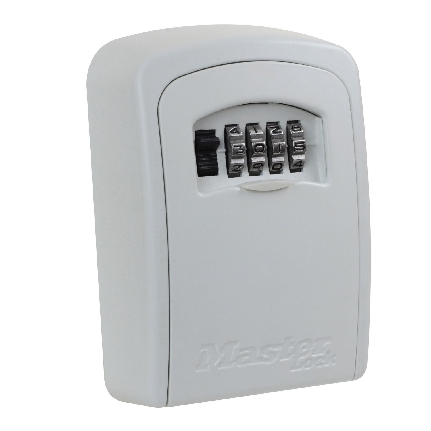 Master Lock White Wall Mount Key Safe Combination Padlock Image 3