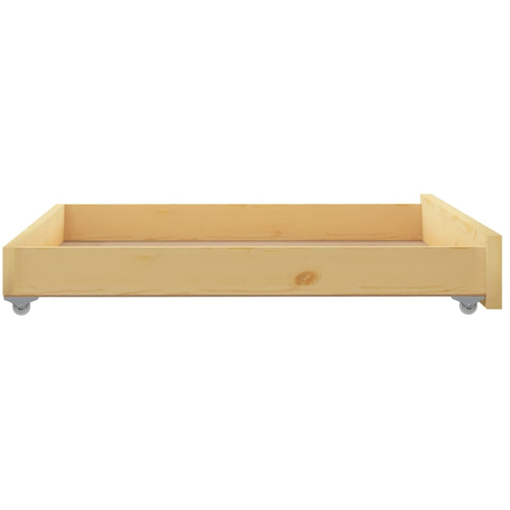 Walplus Natural Pinewood Day Bed Drawer Set of 2 Image 5