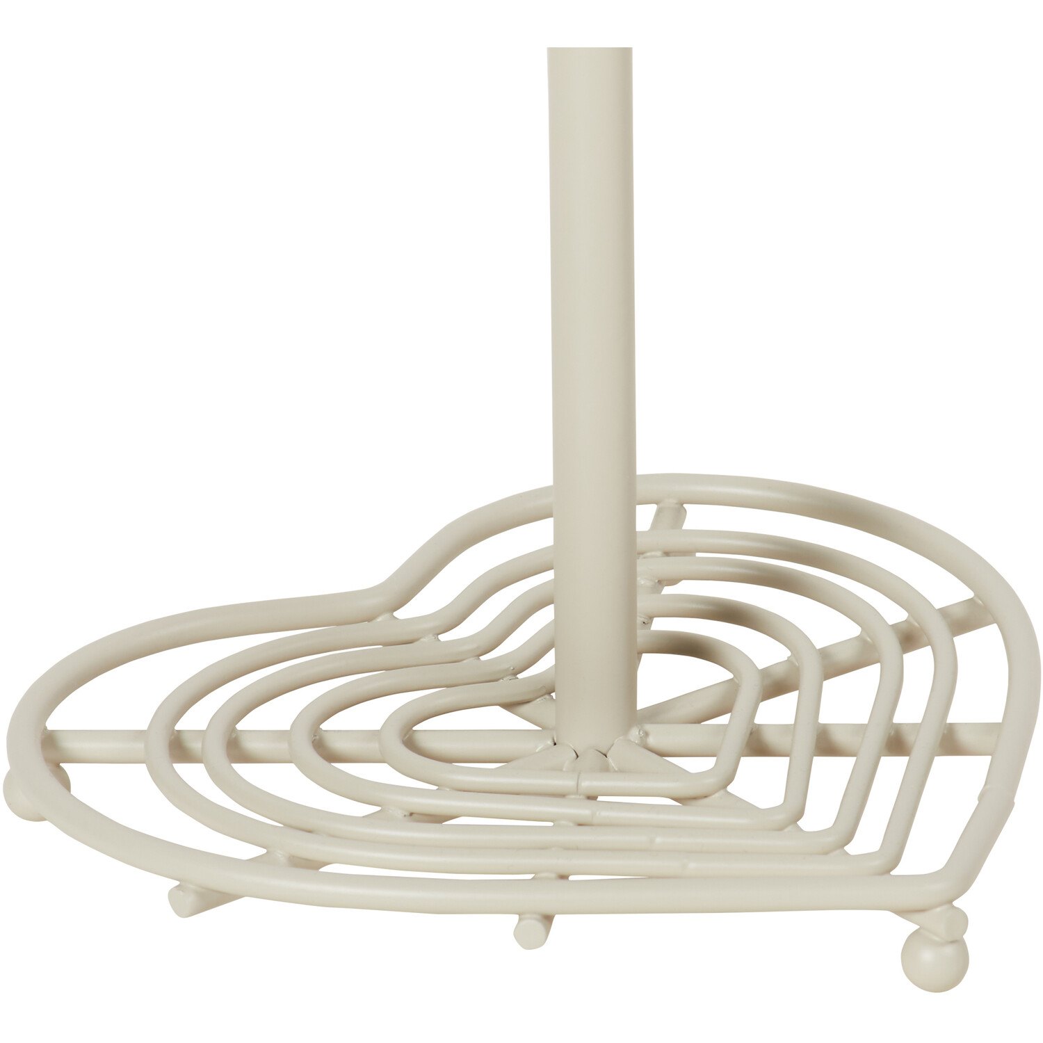 Hearts Kitchen Roll Holder - Cream Image 4