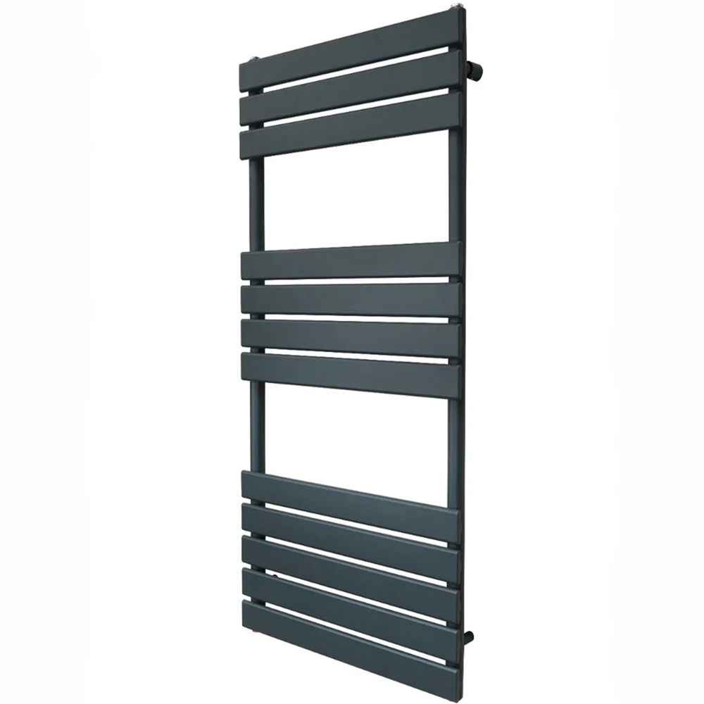 Monster Shop 2070BTU Anthracite Grey Flat Panel Towel Radiator 1200 x 500mm Image 3