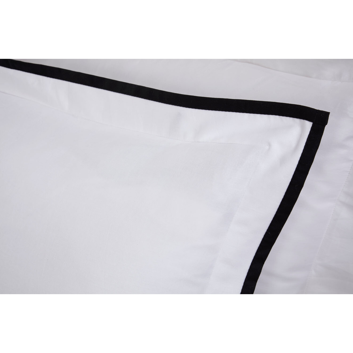 Divante Alston King Size White Oxford Trim Duvet Cover Image 5
