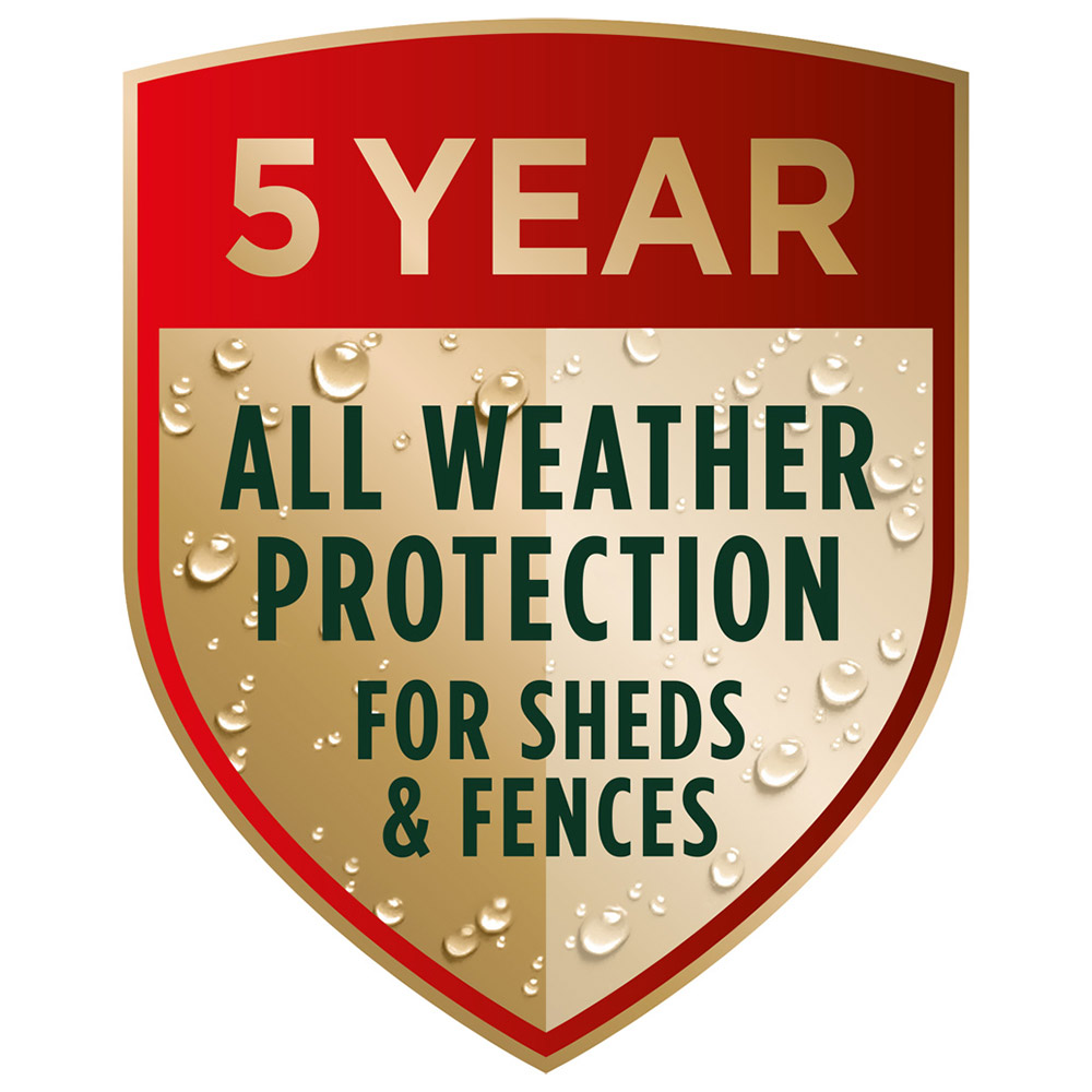 Cuprinol 5 year Ducksback Forest Green Exterior Wood Paint 5L Image 4