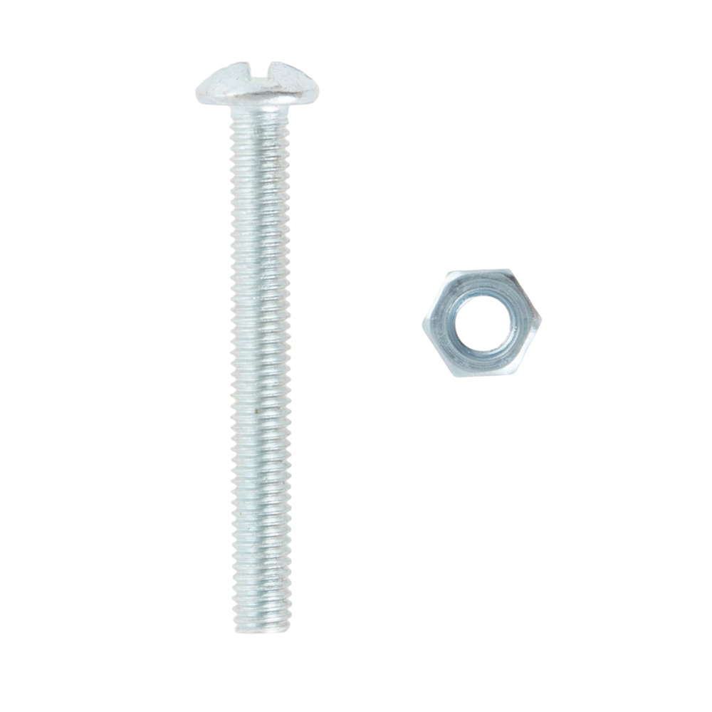 Hiatt M6 x 50mm Roofing Bolts and Nuts 12 Pack Image 2