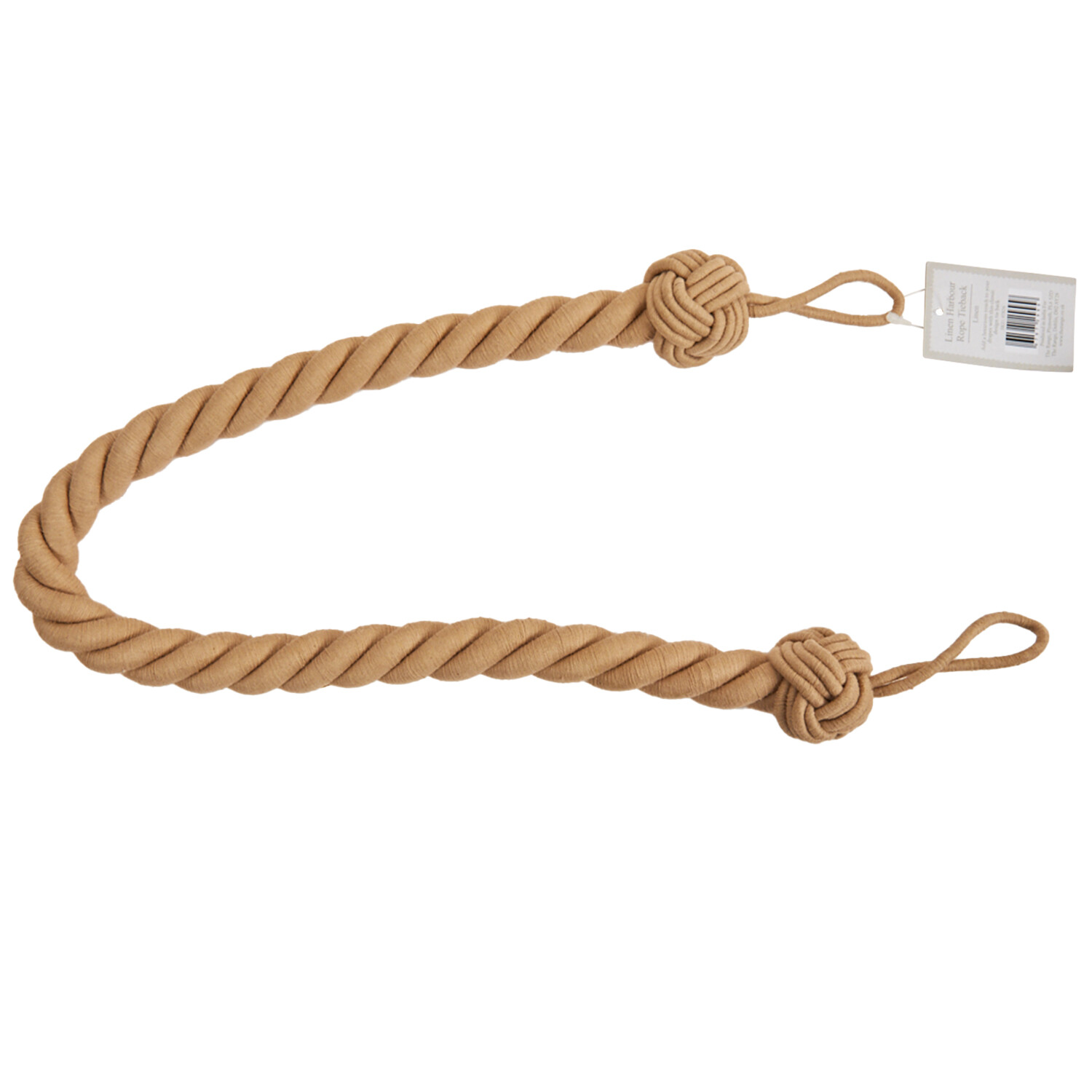 Harbour Rope Tieback - Linen Image 3