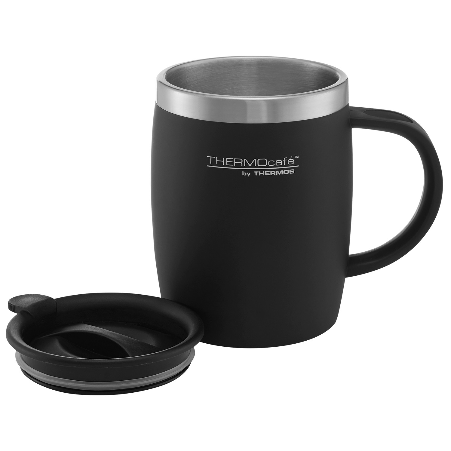 Thermocafe Desk Mug 450Ml - Black Image 2
