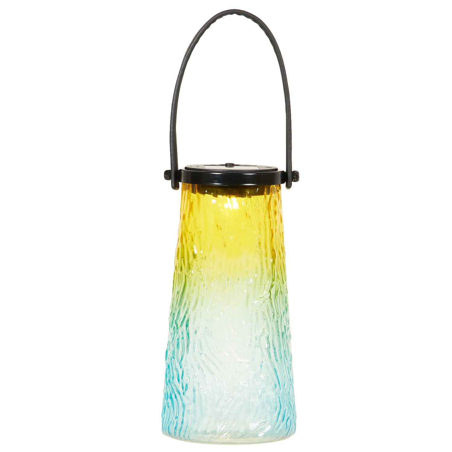 Solar Ombre Glass Lantern - Multicolour Image 3