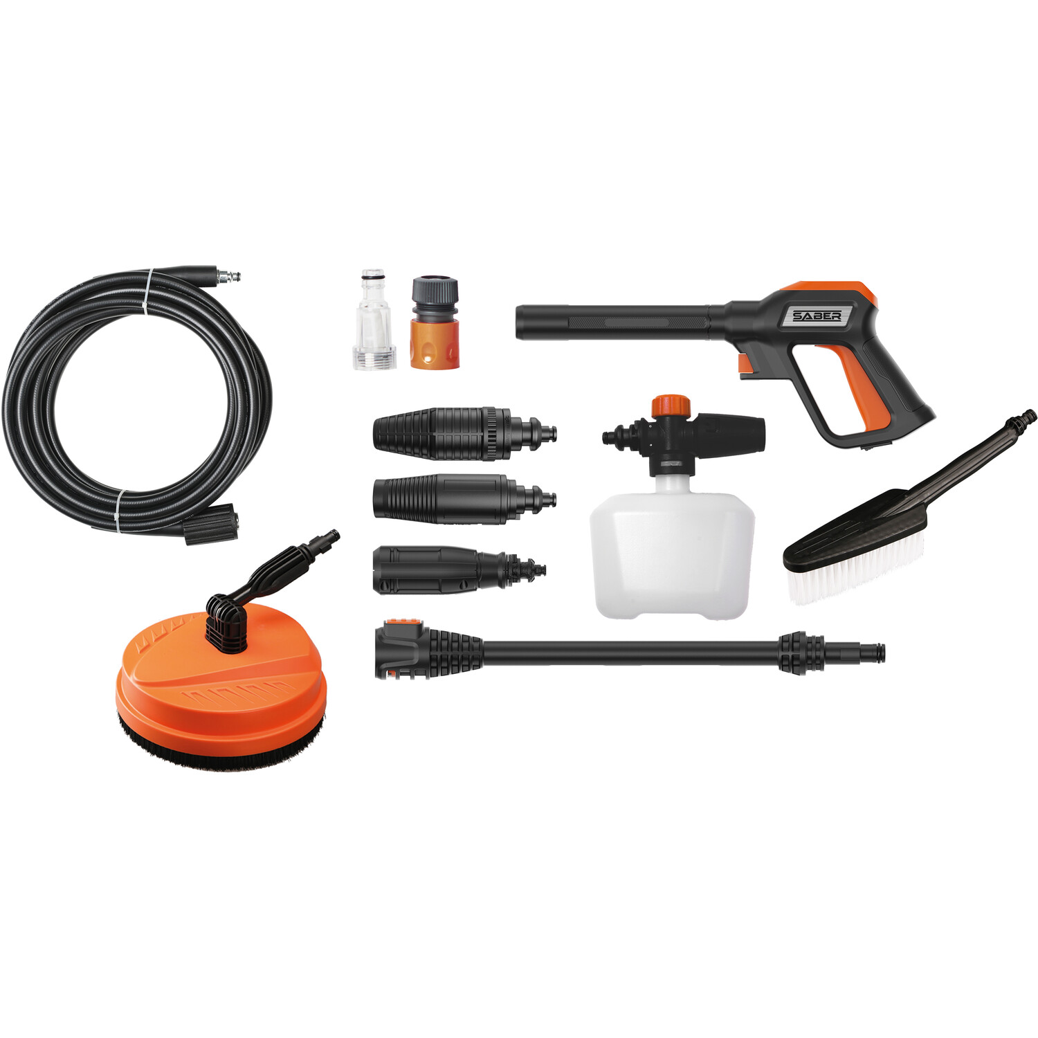 Saber 2000W Pressure Washer Black and Orange Image 11