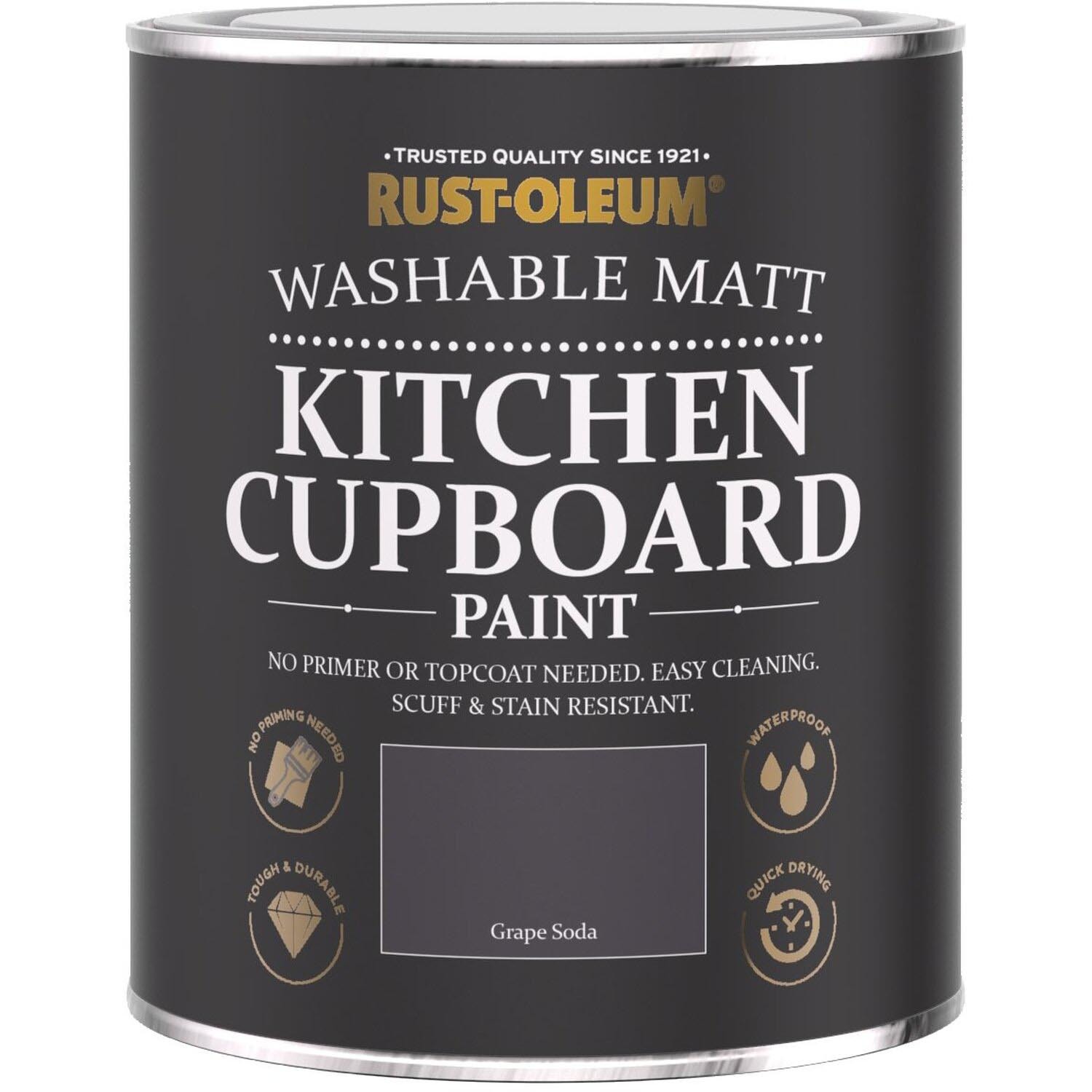 Rust-Oleum Grape Soda Kitchen Cupboard Paint 750ml Image 2