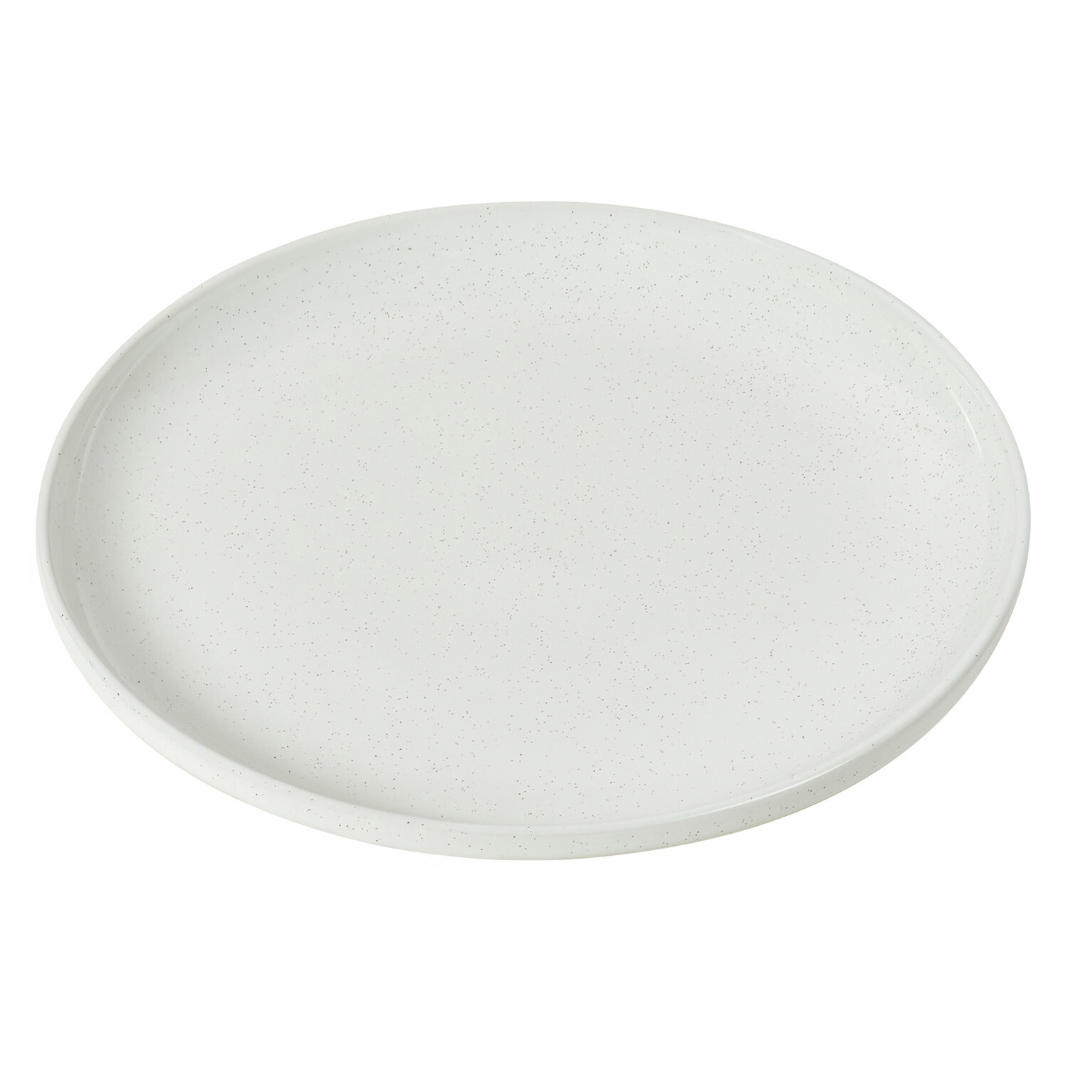 Easy Living Speckled Plate - White Image 3