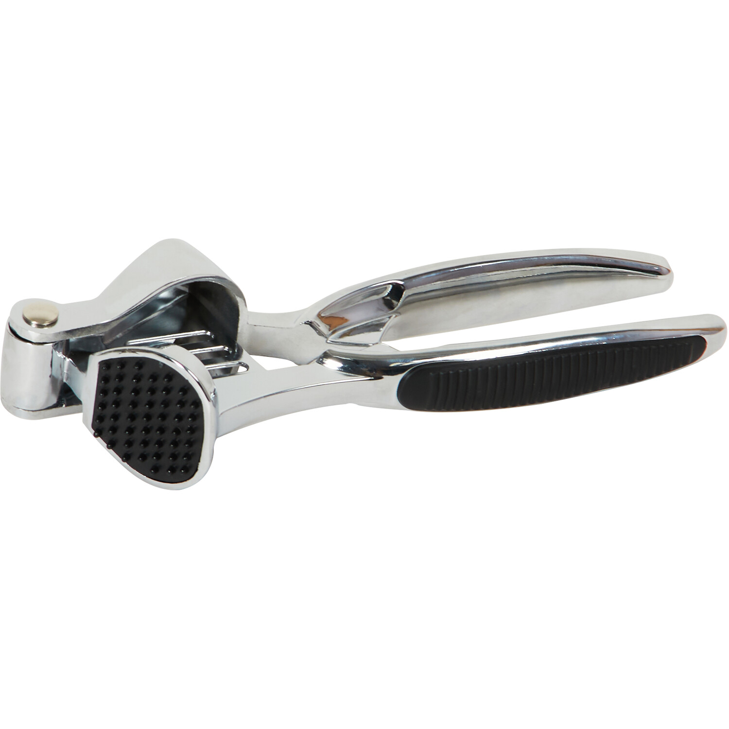 Kitchen Master Zinc Alloy Garlic Press - Chrome Image 3