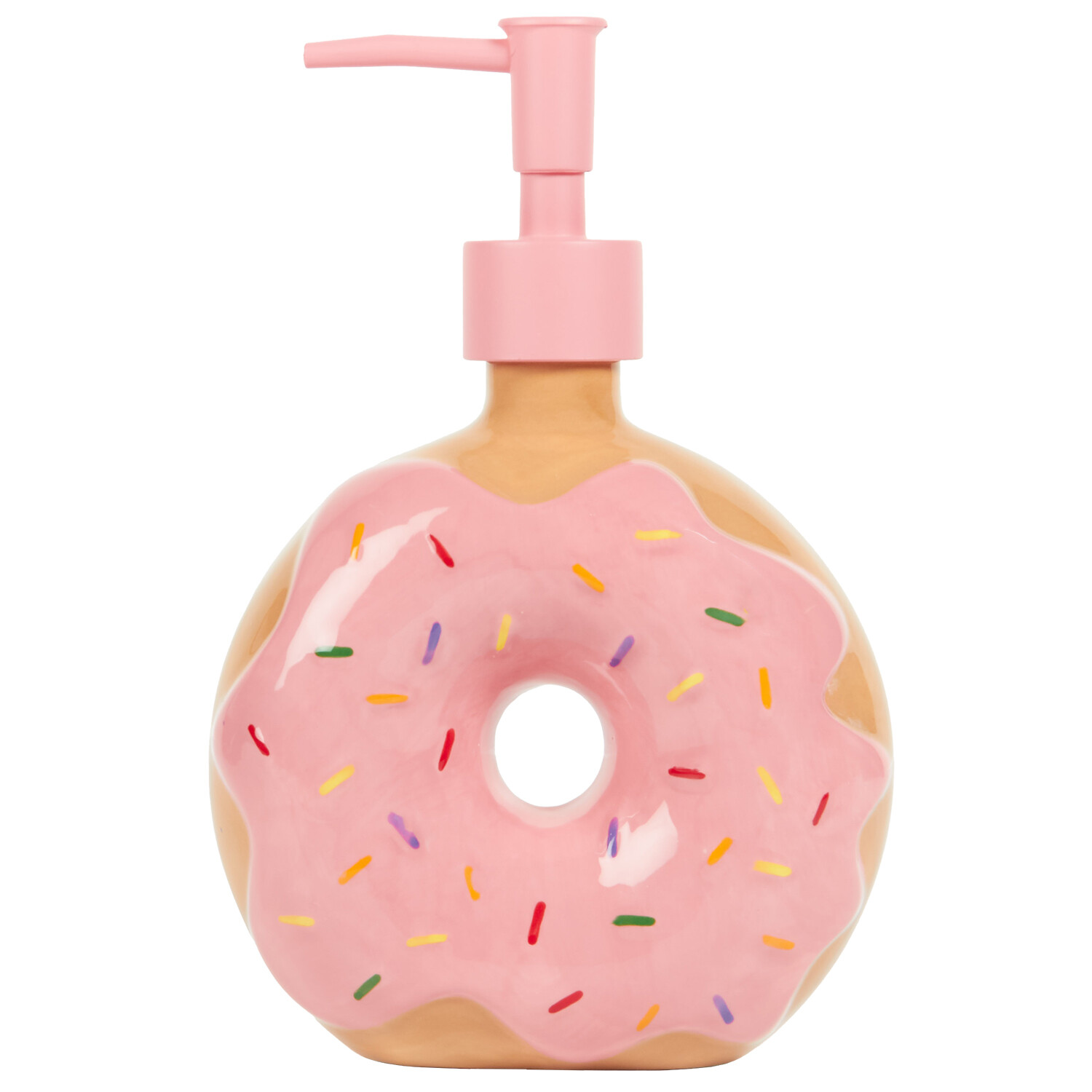 Doughnut Soap Dispenser Pink Image 3