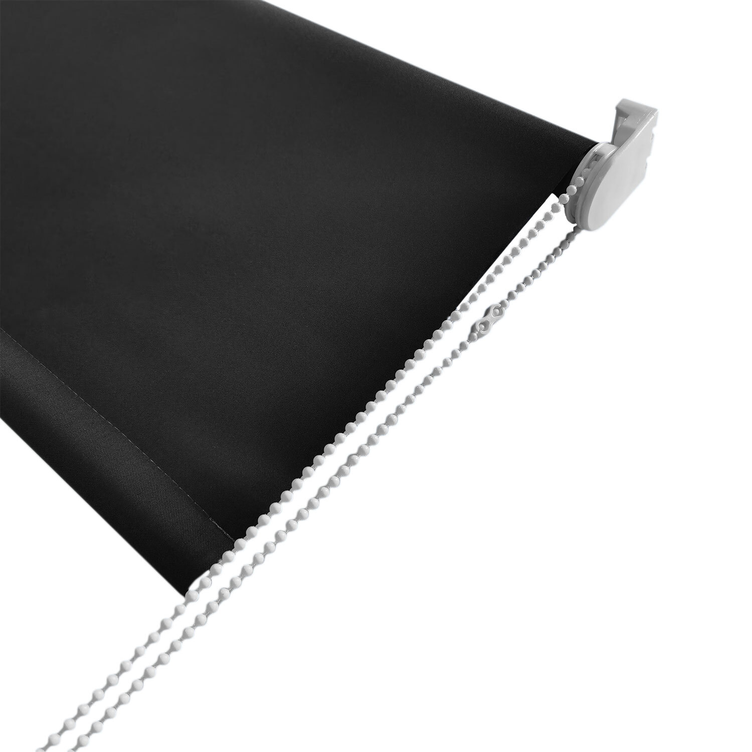 Plain Blackout Roller Blinds Black 180cm Image 2