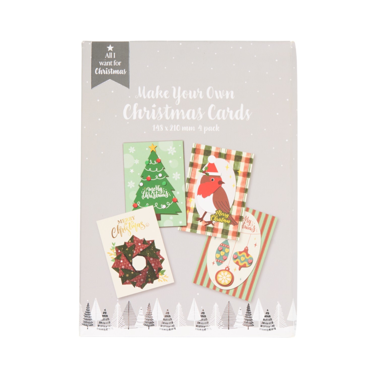Make Your Own Adult Christmas Cards Kit Image 1