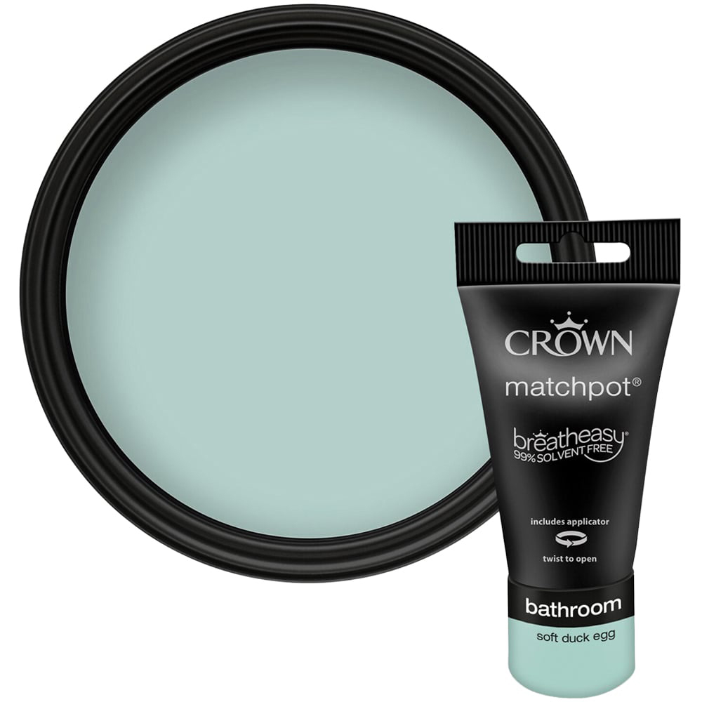 Crown Bathroom Tester 40ml - Soft Duck Egg Image 5
