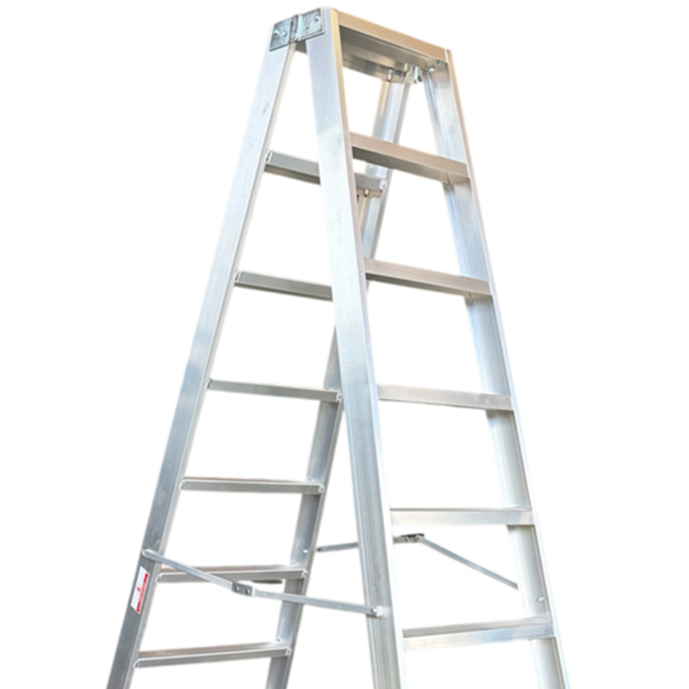 Stradbally Ladders 10 Step Double Sided Aluminium Channel Section ...