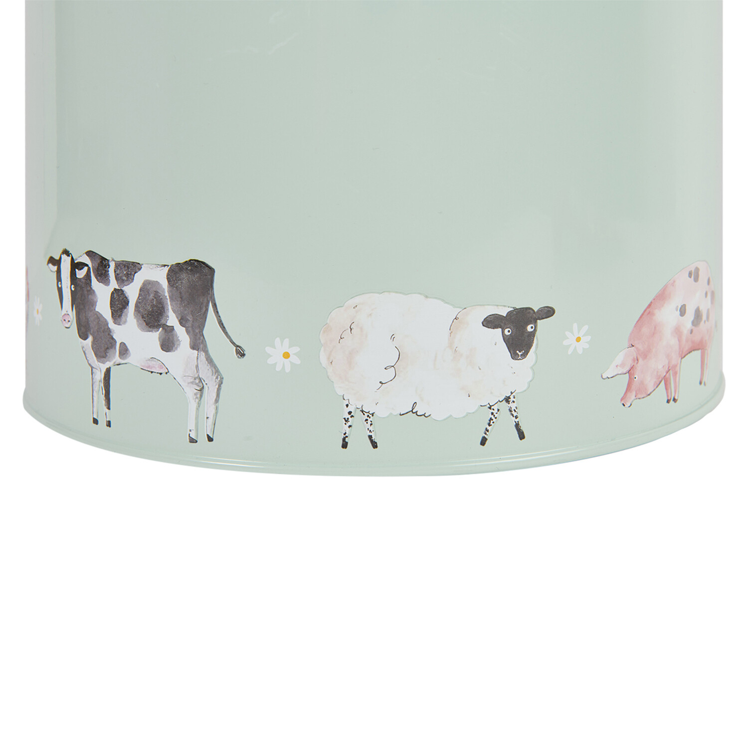 Daisy Farm Bread Canister - Sage Green Image 3